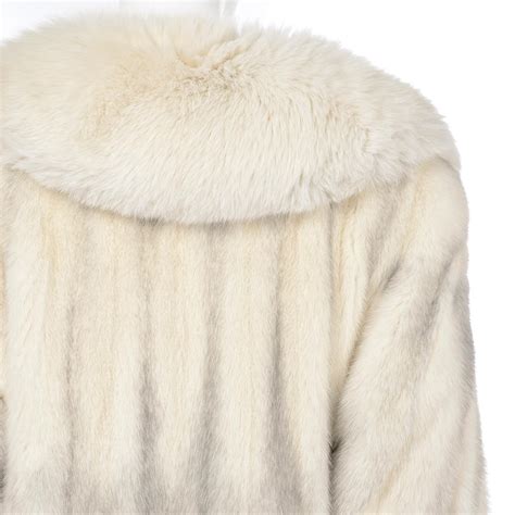 fourrure christian dior|Vintage Christian Dior Fourrure White Mink Fur Coat .